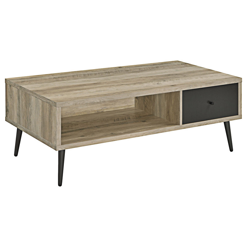 Table basse en bois avec rangement