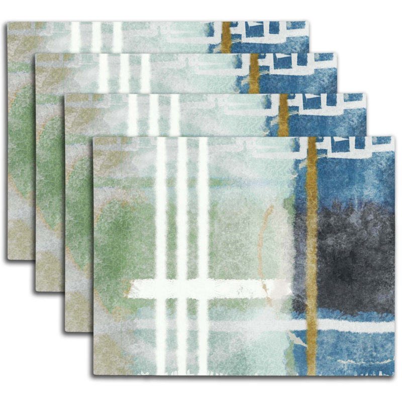 Napperon abstrait en polyester