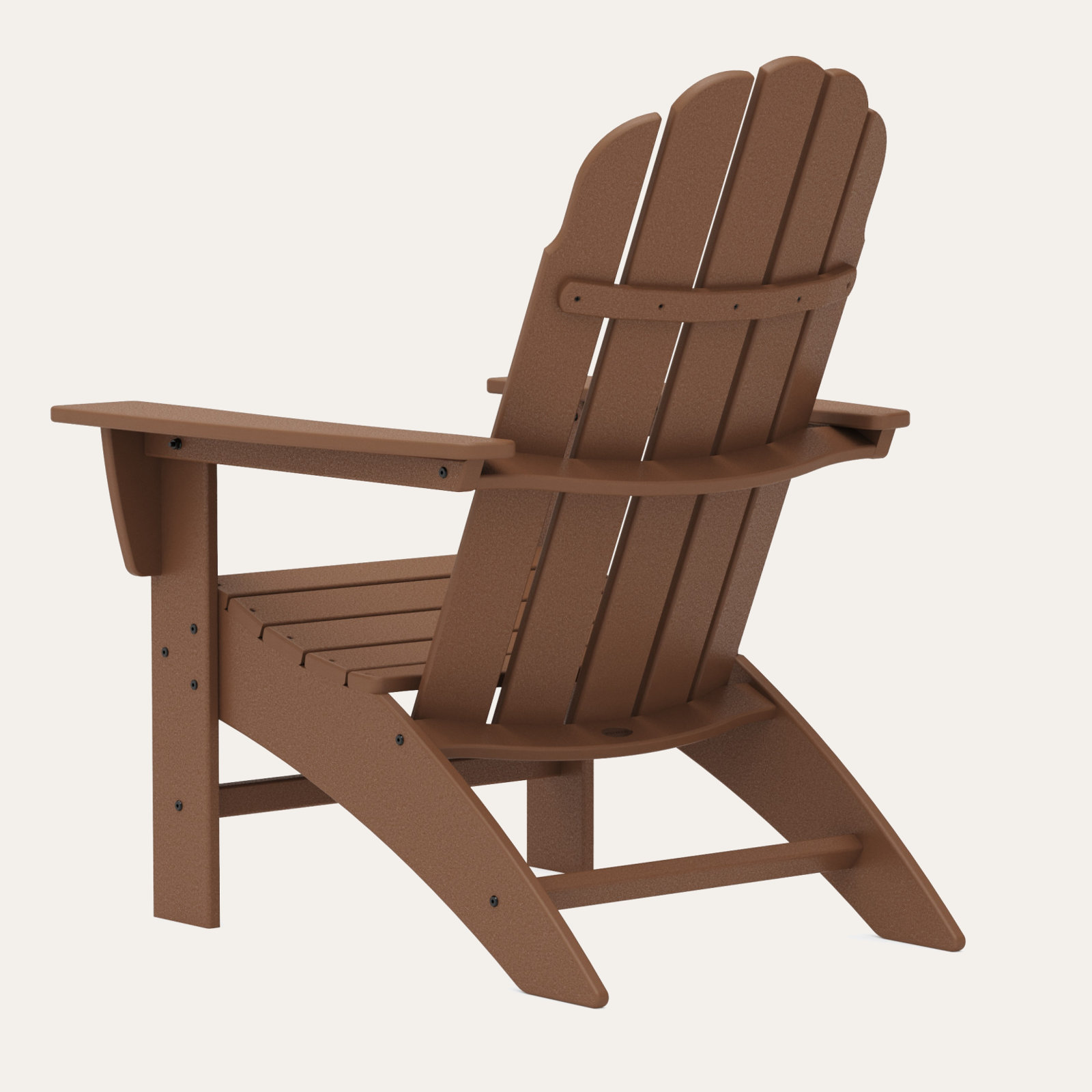 POLYWOOD® Vineyard Adirondack Chair, Teak