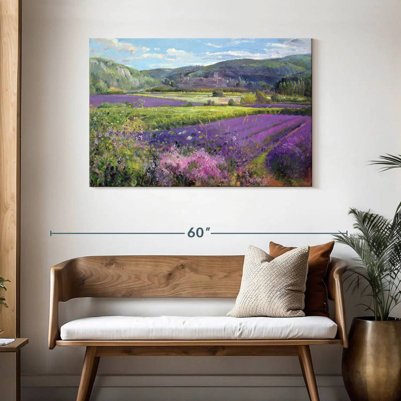 Alvord, champs de lavande dans la vieille Provence, H 30 po x l 45 po
