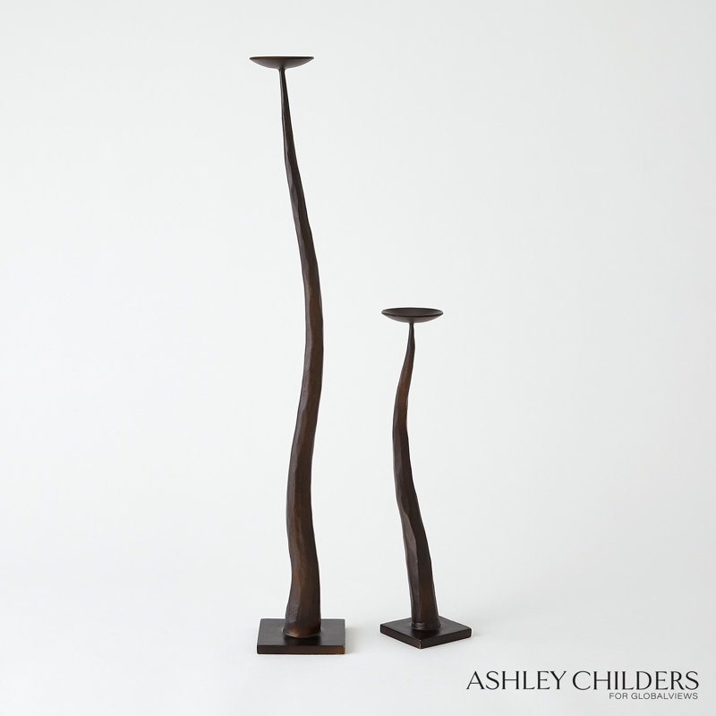 Chiseled Candle Holder-Short, 30" H x 4.5" W x 4.5" D