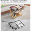 44cm W Bamboo / Rattan Luggage Rack-528084766