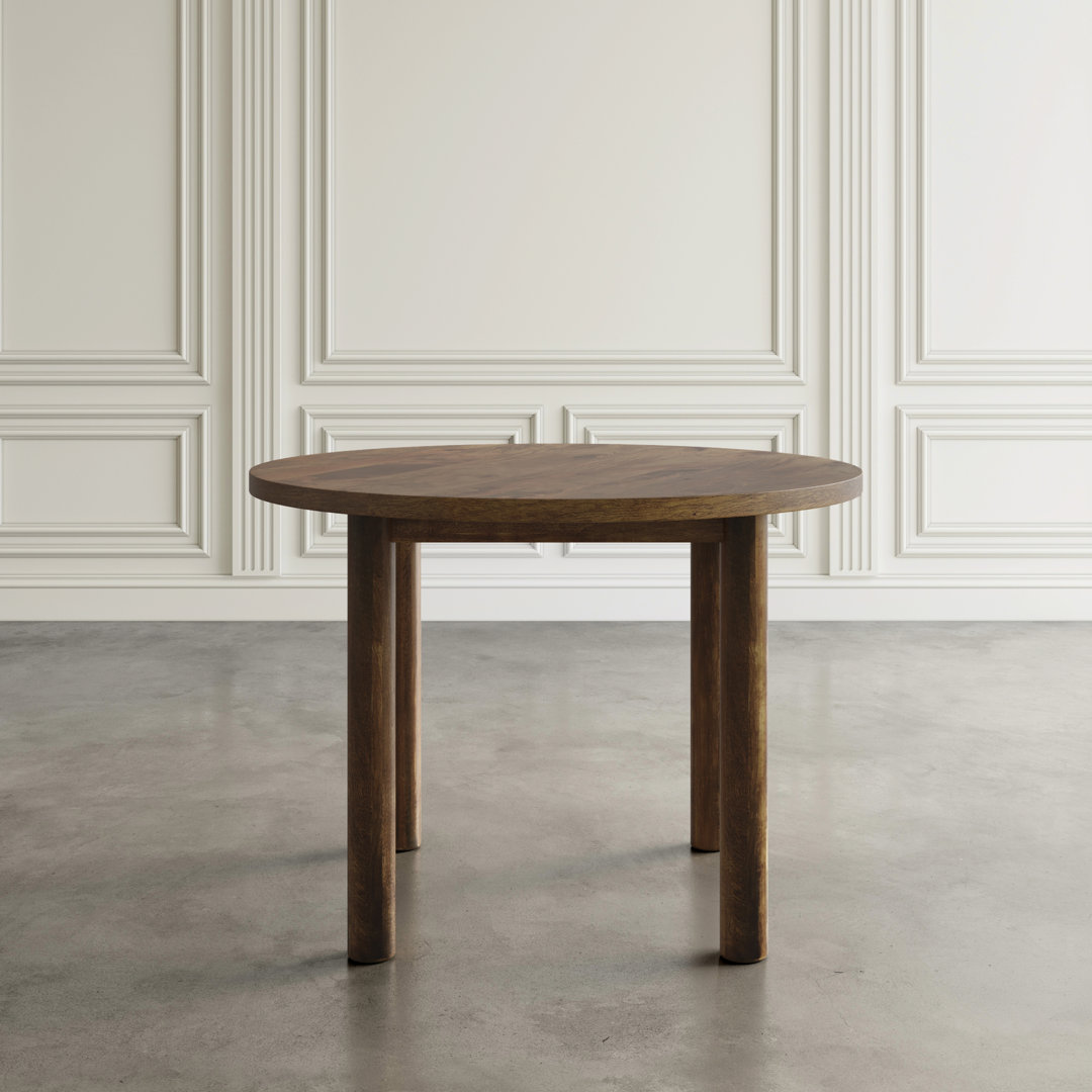 Callisa Round Solid Wood Dining Table Wade Logan®