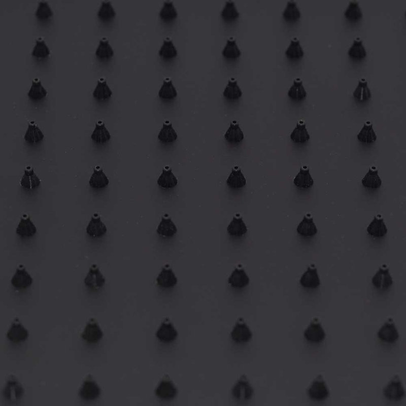 8" Square Thin Rainfall Shower Head with 1/2" IPS x 19" IPS Wall Mount 90-Degree Arm and Flange, Matte Black