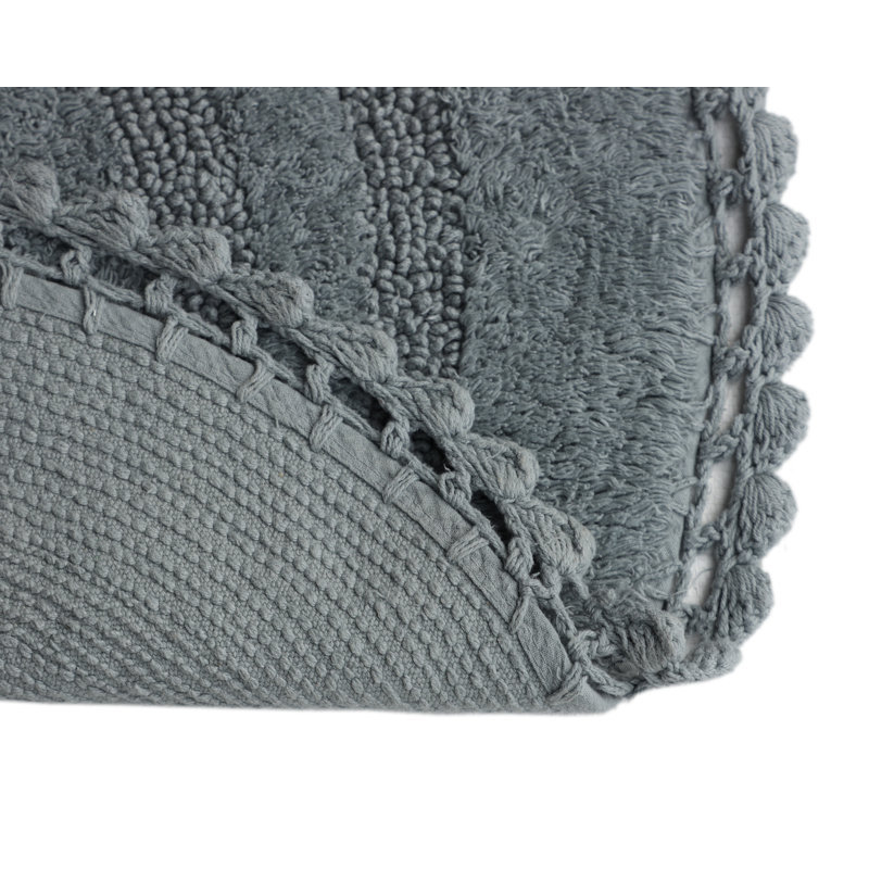 Tapis pour salle de bain Akiera Luna, Gris