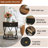 2-Tier Round End Table with Drawer-1180225851