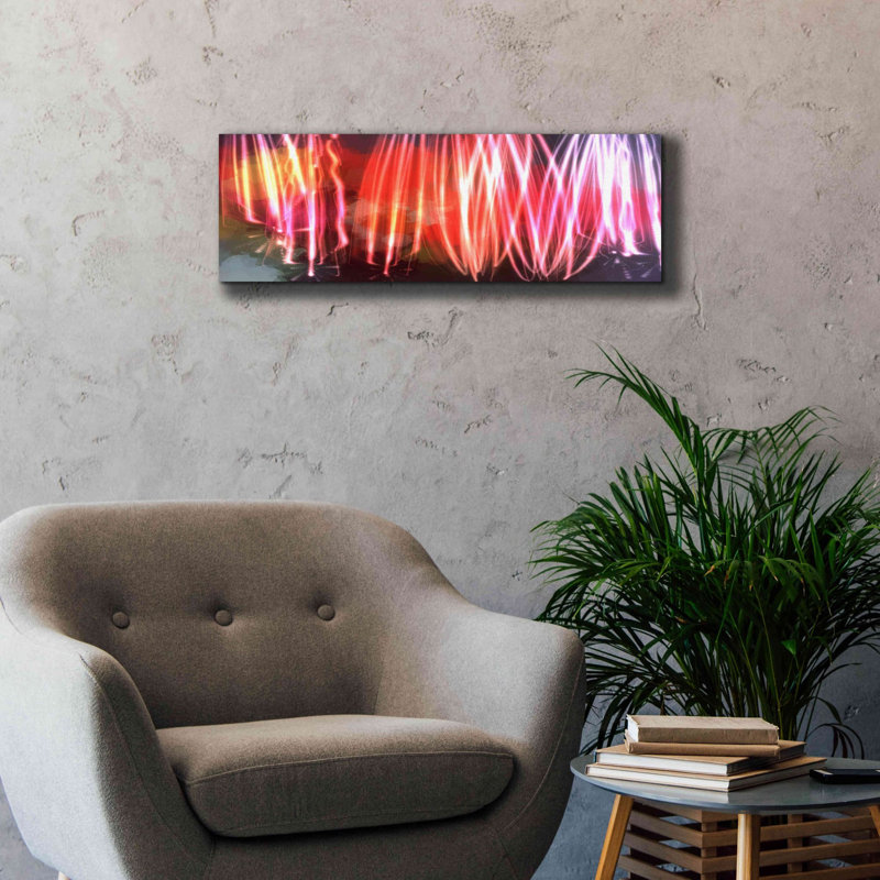 Ivy Bronx «Glow Lines 1» par Irena Orlov, estampe numérique sur toile, 36 x 12 po, H 12 po x l 36 po