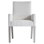 Stratum Upholstered Back Armchair in White