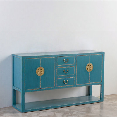Retro Blue TV Cabinet