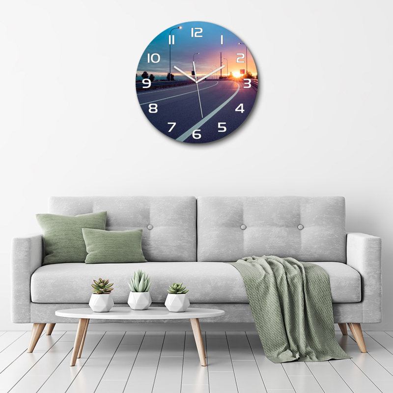 Jua Glass Wall Clock