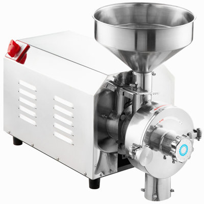 Soybean Grinder Commercial Grinding Machine for Spices 3000W Corn Mill Grinder 100 KG/H Stainless Steel Corn Grinder Industrial Flour Milling Machine for Pepper Soybean Peanut Corn Grains