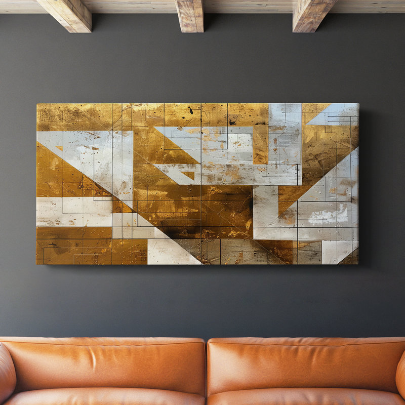 Abstract Series 1 #LXXII-Gallery Wrapped Canvas, 24" H x 48" W