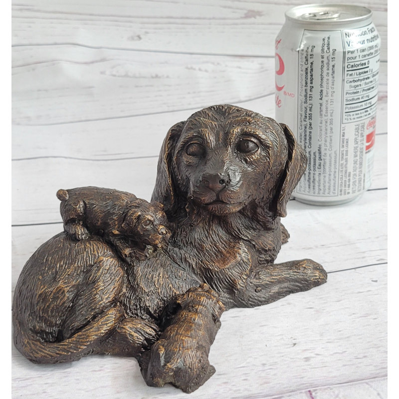 Figurine Lewis Labrador Retriever and Puppy