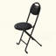 Tabouret pliant 2 pièces avec dossier, tabouret pliant rembourré et rembourré, chaises pliantes portatives pour la cuisine à l'intérieur et à l'extérieur (café, date prévue de livraison: 2025/6/30)
