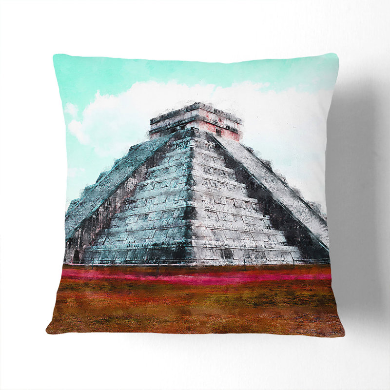 Square Cushion, 40cm H x 40cm W x 15cm D, Stone