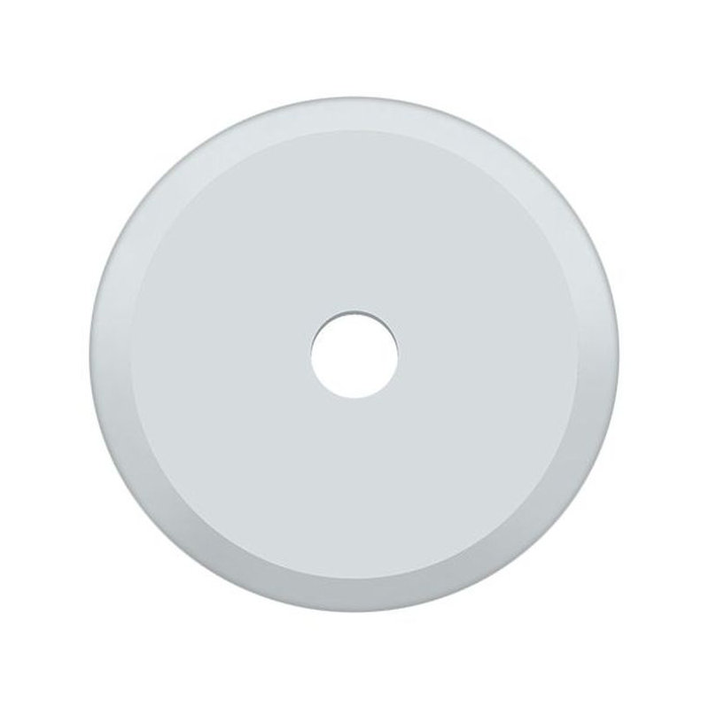 Metal Knob Backplate, Polished Chrome