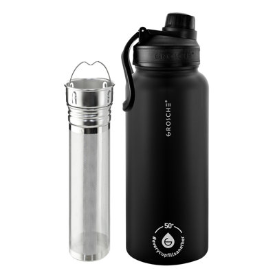 Verre à pied en acier inoxydable 32 oz GROSCHE Chicago Bouteille d'infusion