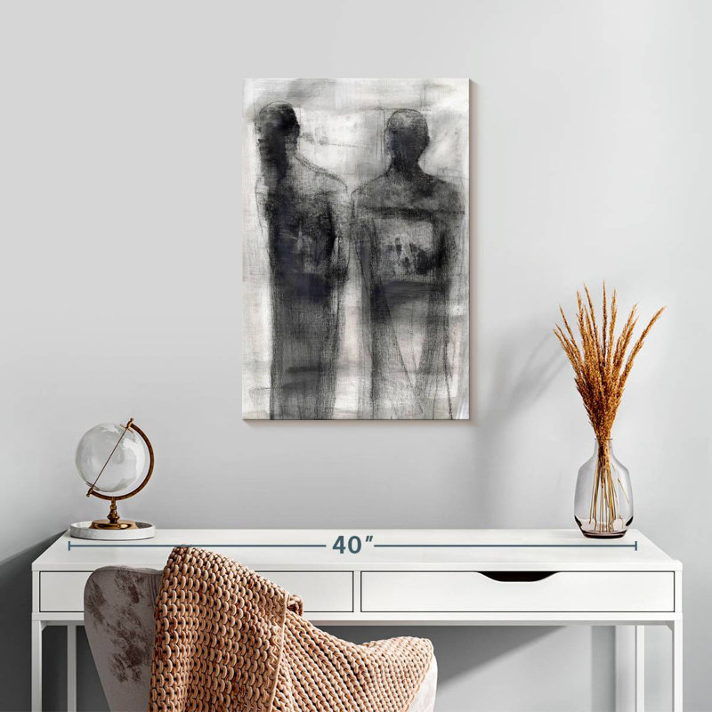 Leisha 2 Figures Study II, 24" H x 16" W