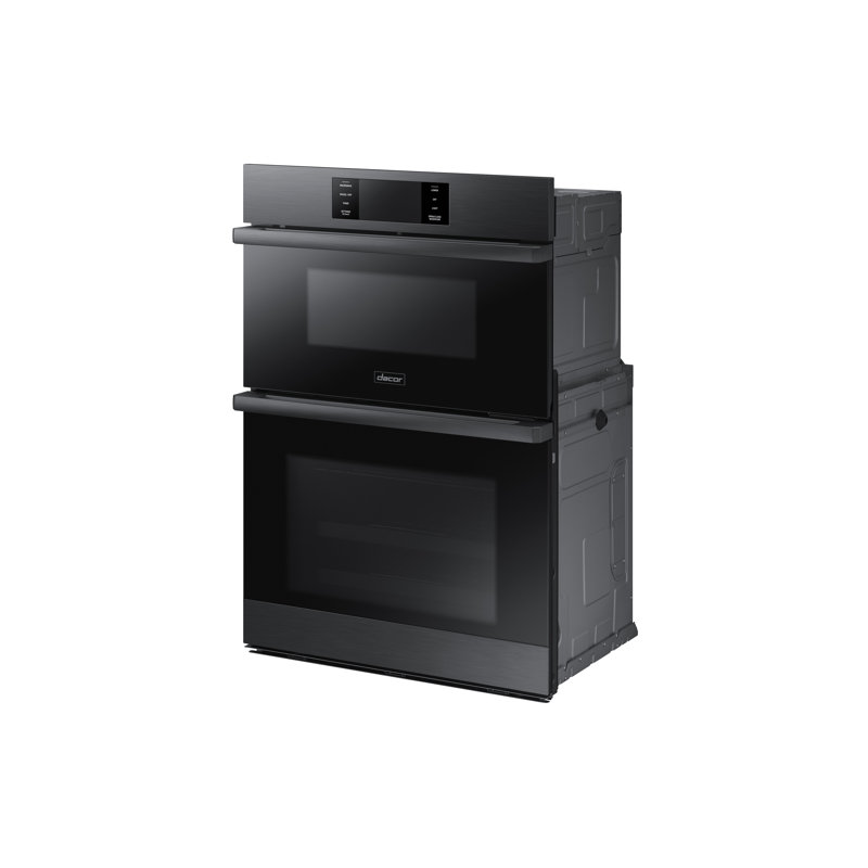 30" Microwave Combination Wall Oven Steam, Contemporary, Graphite Stainless