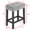 Ensemble de table de bar avec prise de courant, ensemble de table de bar et de chaises, ensemble de table de salle à manger 4 pièces, ensemble de table de petit déjeuner industriel, pour salon, salle à manger, salle de jeux-724368703