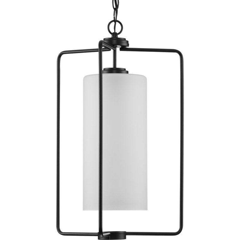 1 - Light Lantern Pendant, Matte Black