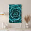 Sarcelle, spirale, feuille de chou, texture, photographie sur toile-132735143