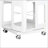 4-Tier All-Steel Rotating Bookshelf With 360° Wheels-1009076491