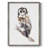 Barred Owl Impressions II Framed Print - Solid Wood-1602929268