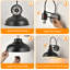 Lanternes murales extérieures imperméables à capteur de mouvement - paquet de 2 pour porches et garages (sans ampoules incluses)-1310028756