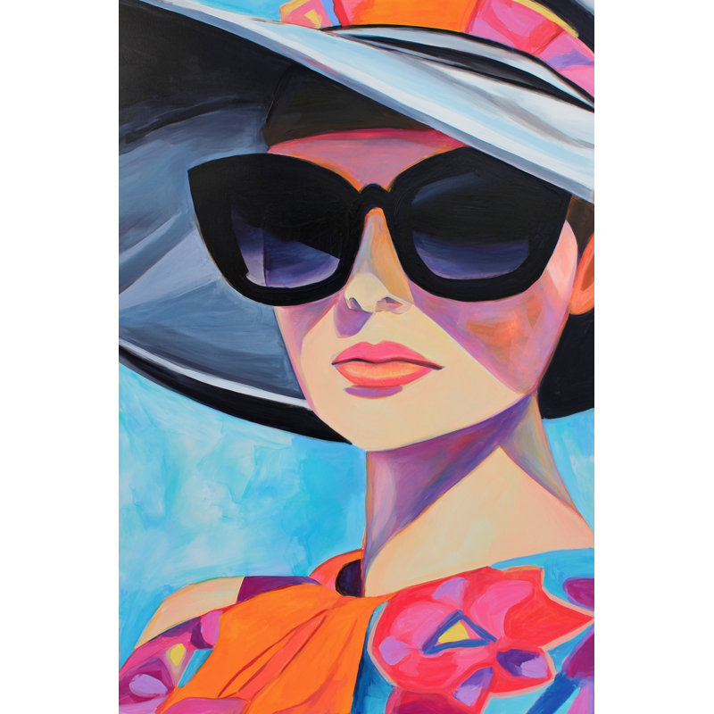 Art mural en toile Sunlit Glam, H 40 po x l 30 po x P 1,5 po