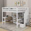 Lit mezzanine double avec bureau et tiroirs-1293054933