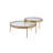 Aamenah Glass Top Nesting Coffee Table