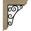Triple support en fer Tristan 2 po d'épaisseur-108925034-108920644