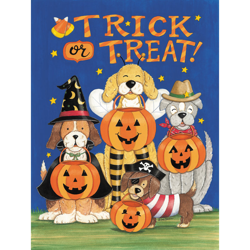 Jahsun Trick Or régal Dogs par Deb Strain, H 18 po x l 12 po
