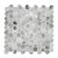 Carreau de mosaïque en verre 1 po x 1 po Eterna Hex-119116833