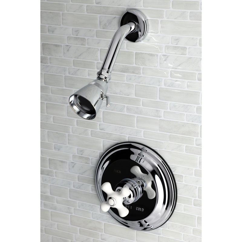 Robinet de douche à pression équilibrée Kingston, Chrome poli
