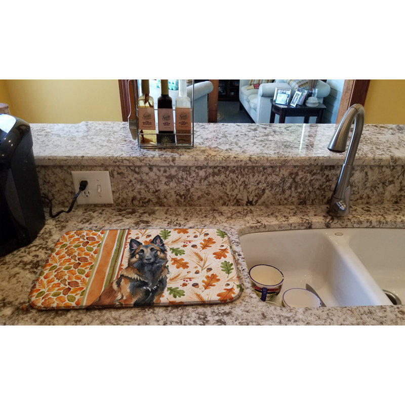 Belgian Tervuren Heirloom Fall Dish Drying Mat