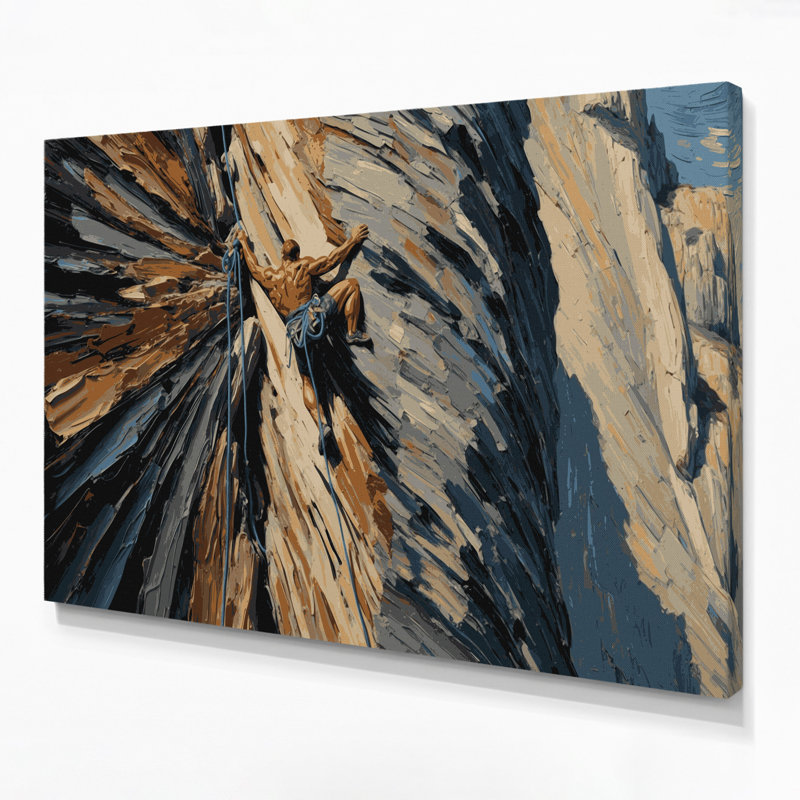 Art sportif sur toile grise, H 12 po x l 18 po