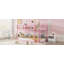 Lit superposé bas simple au-dessus d'un lit simple, lit superposé au sol avec échelle, fabrication en bois massif pour enfants et adolescents, conception compacte et peu encombrante (sans matelas)-132915816