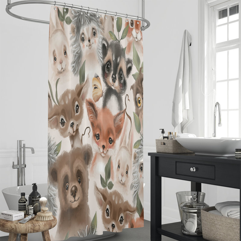 Hartzell Shower Curtain, 72" H x 70" W