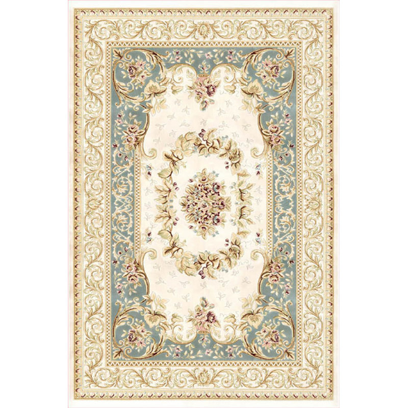 Luxueux tapis en velours de 5,2 x 7,5 pi | Tissu 100% velours, semelle 100% coton, hauteur des poils de 0,4 po | Antibactérien, antidérapant, lavable à la machine | Impression numérique 3D élégante, parfaite pour le décor du salon et de la chambre à coucher