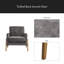 Fauteuil d'appoint capitonné-469256272