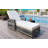 Outdoor Long Reclining Chaise, Wicker Lounge With Armrests, Patio Adjustable Recliner With Soft Removable Cushions, All Weather Rattan Pool Lounge For Poolside & Garden, Beige-1419073033