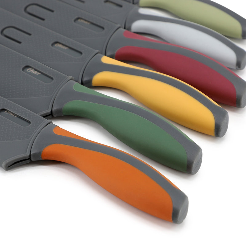 Oster Ronnan 12 Piece Precision Stamped Cutlery and Sheath Set in Multi