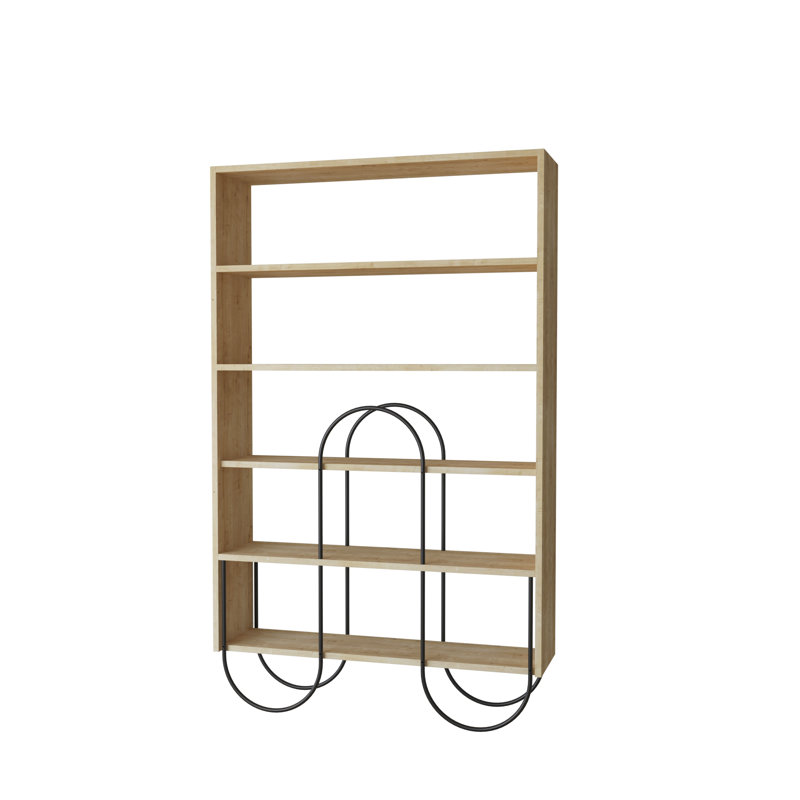 Norfolk Modern Bookcase Display Unit Tall 159.1cm, Oak