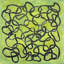 Green Chain Painting by Joyce Creiger