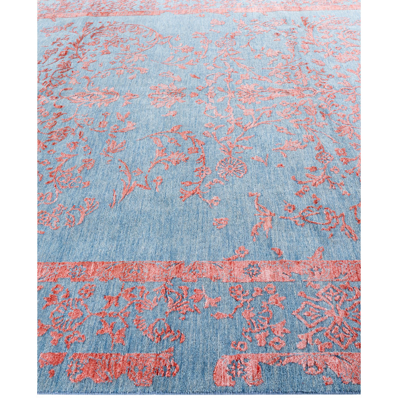 Overdyed One-of-a-Kind 8' 3" X 10' 2" Hand Knotted Area Rug