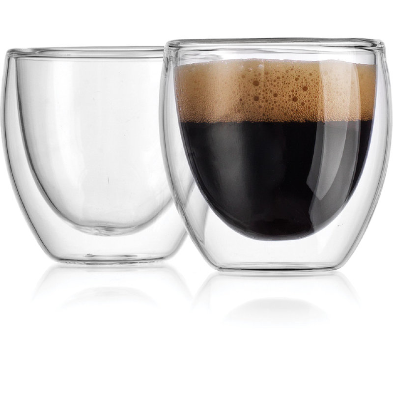 Verre espresso à double paroi, 8,5 oz.