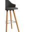Kai Upholstered Counter Stool with Solid Wood Frame