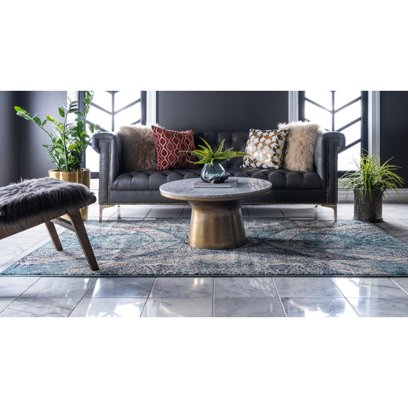 Dimonetta Washable Geometric Indoor Rug, Rectangle 2'2" x 3'1"